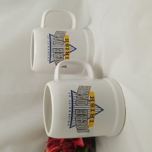 Notre Dame Irish Large Ceramic Beer Stein Mugs